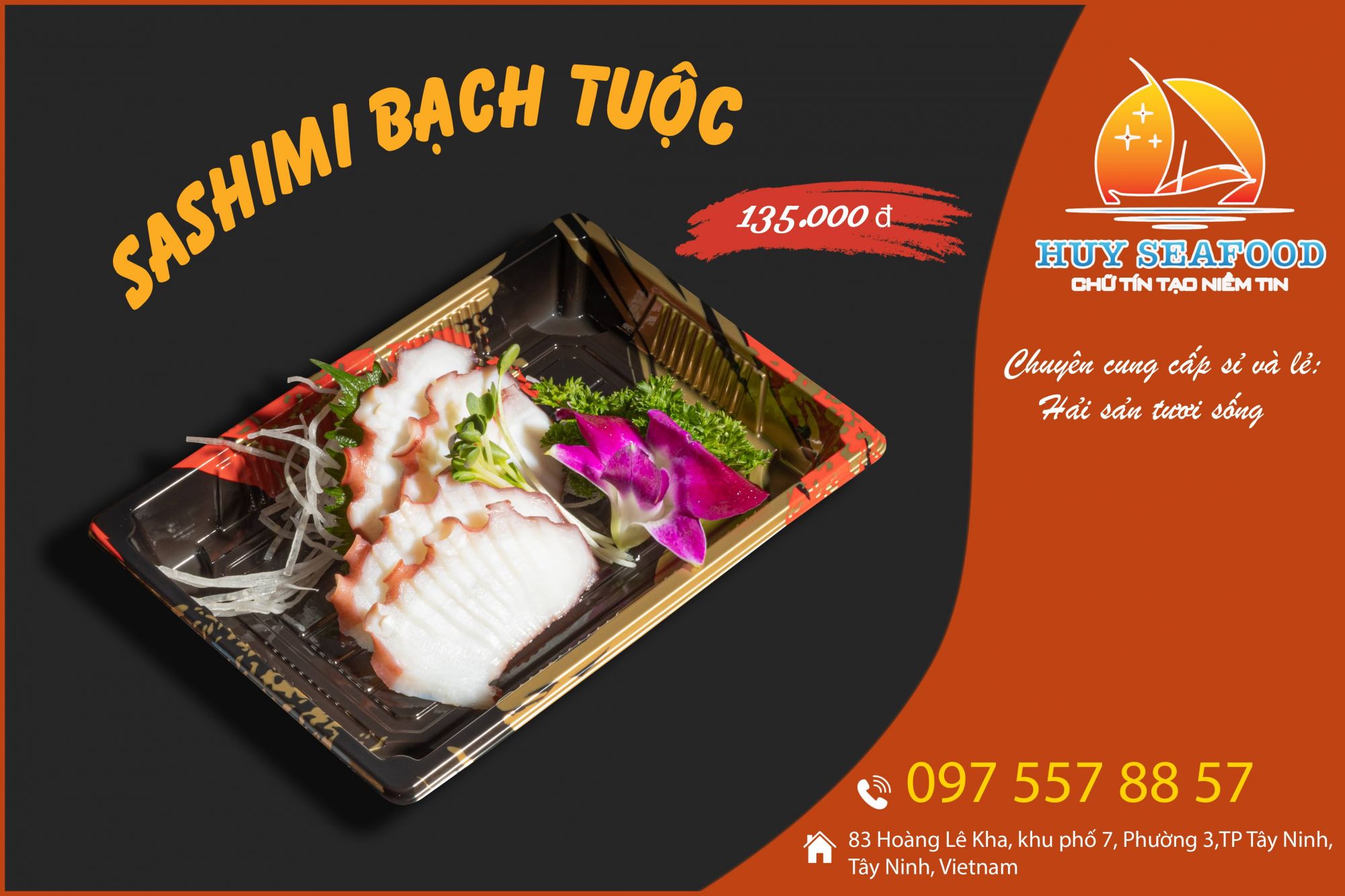 Sashimi bạch tuộc